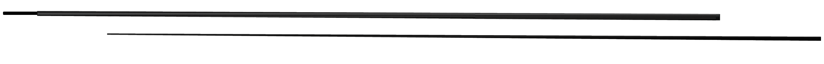 3 x Harrison Torrix Custom Built Carp Rods. Rare Brown Blanks. 12